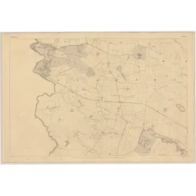 1837 Map of Roscommon - Sheet 44, 1838 Print