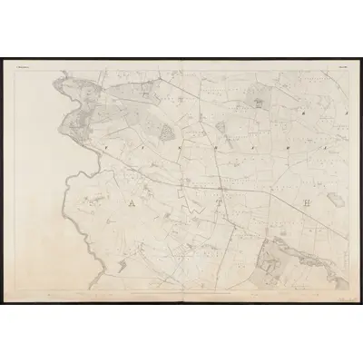 1837 Map of Roscommon - Sheet 44, 1861 Print