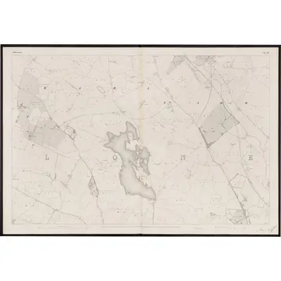1837 Map of Roscommon - Sheet 45, 1863 Print