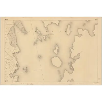 1837 Map of Roscommon - Sheet 46, 1838 Print