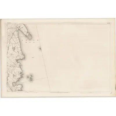 1890 Map of Roscommon - Sheet 46, 1892 Print