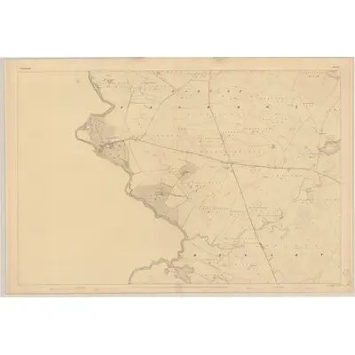 1837 Map of Roscommon - Sheet 47, 1838 Print