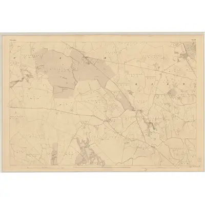1837 Map of Roscommon - Sheet 48, 1838 Print