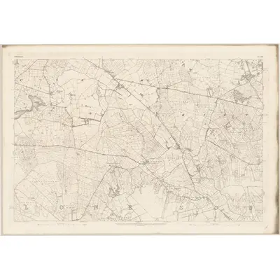 1890 Map of Roscommon - Sheet 48, 1892 Print