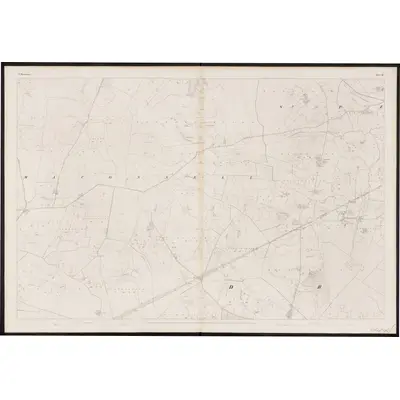 1837 Map of Roscommon - Sheet 51, 1862 Print