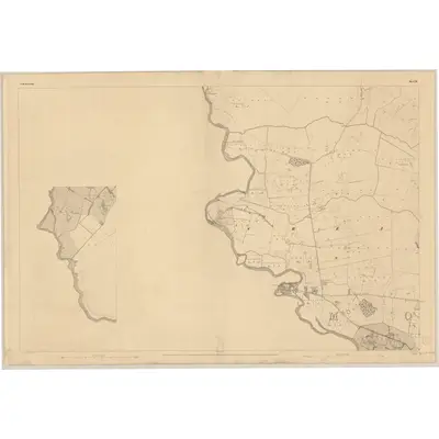 1837 Map of Roscommon - Sheet 53 [with inset 53A], 1838 Print