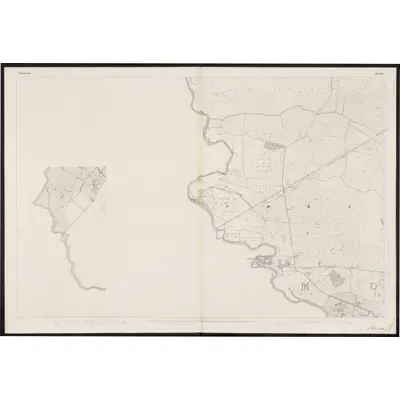 1837 Map of Roscommon - Sheet 53 [with inset 53A], 1862 Print