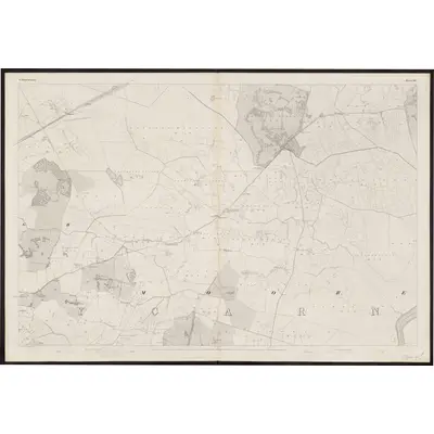 1837 Map of Roscommon - Sheet 54, 1861 Print