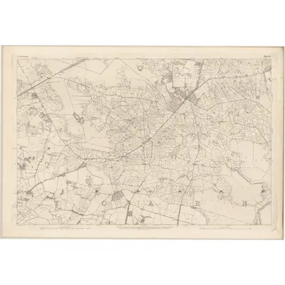 1890 Map of Roscommon - Sheet 54, 1892 Print