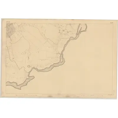 1837 Map of Roscommon - Sheet 55, 1838 Print