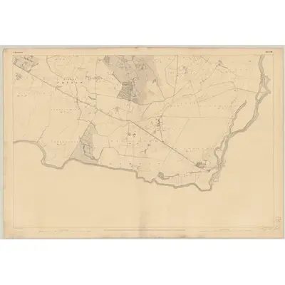 1837 Map of Roscommon - Sheet 56, 1838 Print
