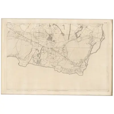 1889 Map of Roscommon - Sheet 56, 1892 Print