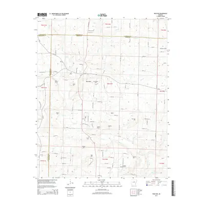 2014 Map of Rose Bud, 2014 Print