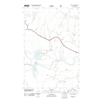 2011 Map of Rose Lake, 2011 Print