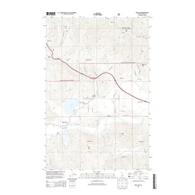 2013 Map of Rose Lake, 2013 Print