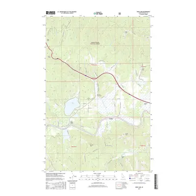 2017 Map of Rose Lake, 2017 Print