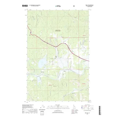 2020 Map of Rose Lake, 2020 Print