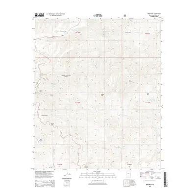 2014 Map of Rose Peak, 2014 Print