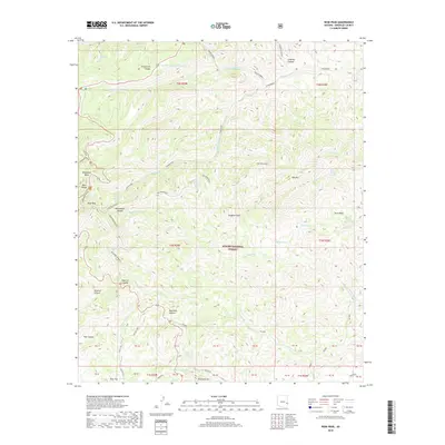 2018 Map of Rose Peak, 2018 Print