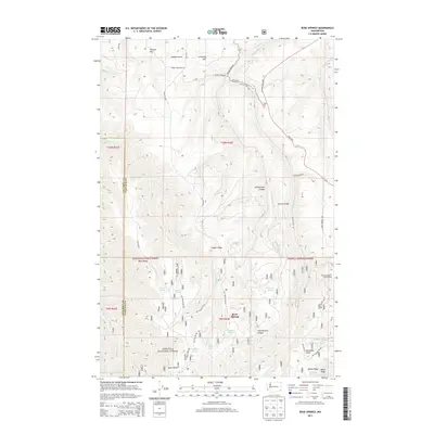 2013 Map of Rose Springs, 2013 Print
