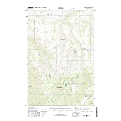 2017 Map of Rose Springs, 2017 Print