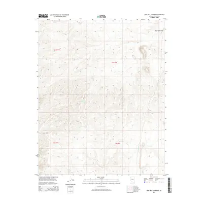 2014 Map of Rose Well Camp West, 2014 Print