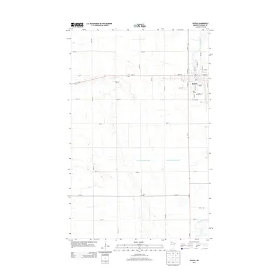 2013 Map of Roseau, 2013 Print