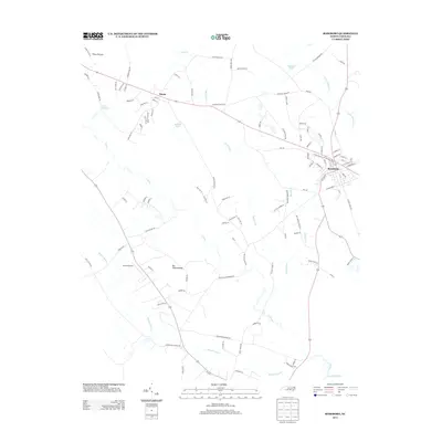 2013 Map of Roseboro, 2013 Print