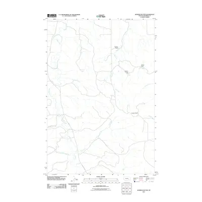 2011 Map of Rosebud Buttes, 2011 Print