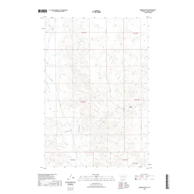 2020 Map of Rosebud Buttes, 2020 Print