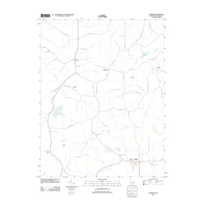 2012 Map of Rosebud, 2012 Print