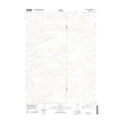2014 Map of Rosebud Lake, 2014 Print