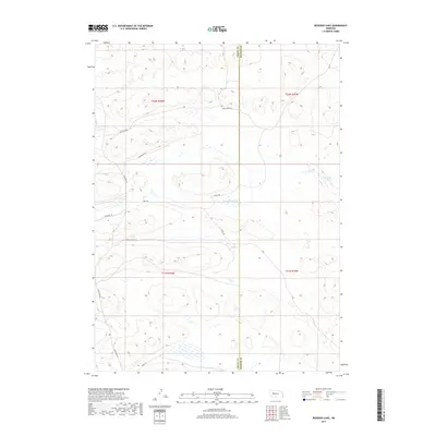 2017 Map of Rosebud Lake, 2017 Print