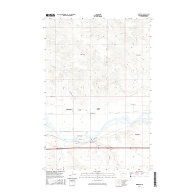 2017 Map of Rosebud, 2017 Print