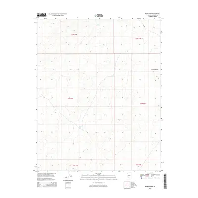 2014 Map of Rosebud Tank, 2014 Print
