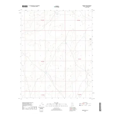 2018 Map of Rosebud Tank, 2018 Print