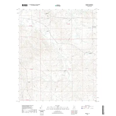 2018 Map of Rosebud, 2018 Print