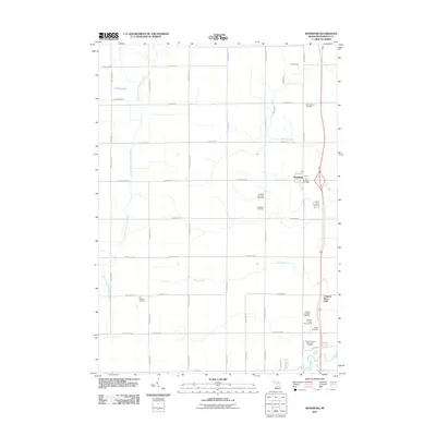 2011 Map of Rosebush, 2011 Print