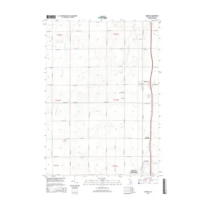 2014 Map of Rosebush, 2014 Print