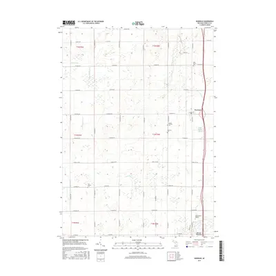 2017 Map of Rosebush, 2017 Print