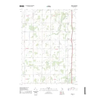 2023 Map of Rosebush, 2023 Print