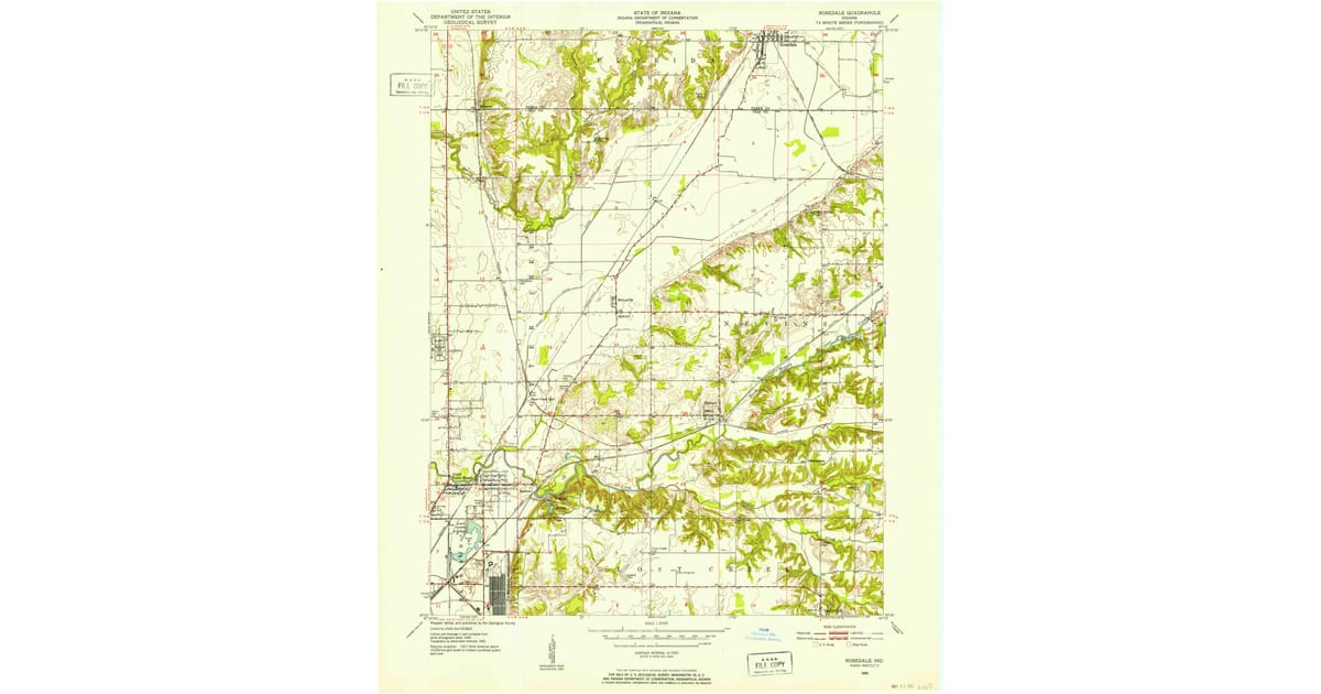 1950s Maps of Seelyville IN - Rosedale Vigo County In Usgs Topo 1950 P1952 Og 1200x630 
