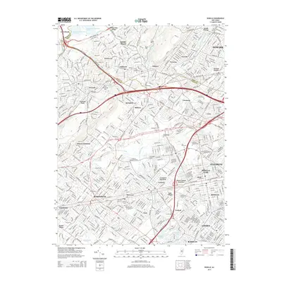 2014 Map of Roselle, 2014 Print