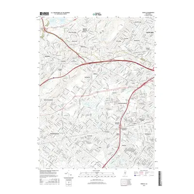 2016 Map of Roselle, 2016 Print