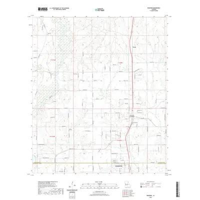 2020 Map of Rosepine, 2020 Print