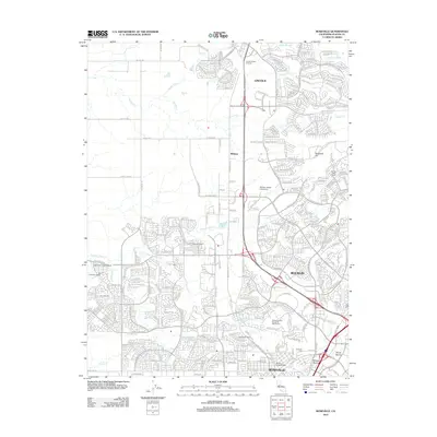 2012 Map of Roseville, 2012 Print