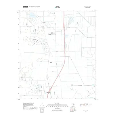 2019 Map of Rosharon, 2019 Print