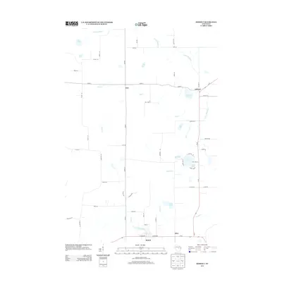 2013 Map of Rosholt, 2013 Print