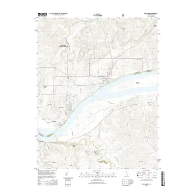 2015 Map of Rosiclare, 2015 Print