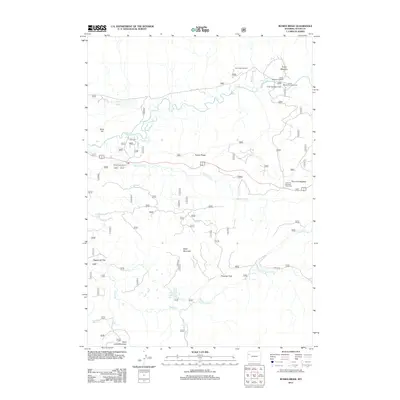2012 Map of Rosies Ridge, 2012 Print